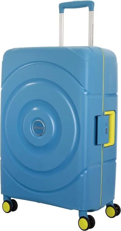 American Tourister Circurity+ 8 Wheel with 3 Point TSA Lock Trolley Bag for Travel