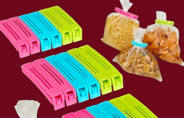 AirSoft Airtight Food Bag Clips, Keeps Snacks