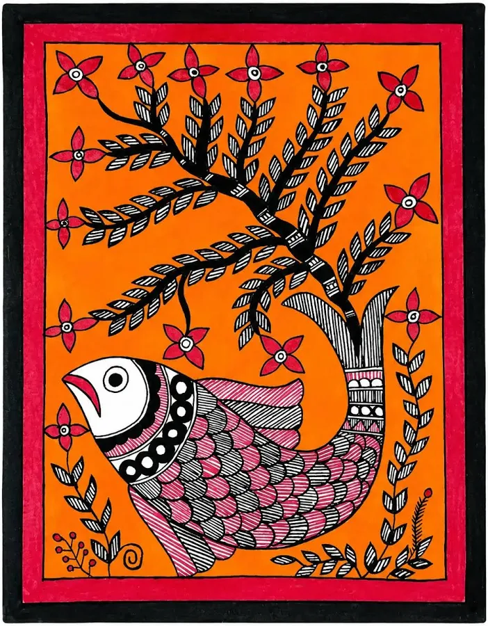 MadhubaniArt HandmadeWallDecor
