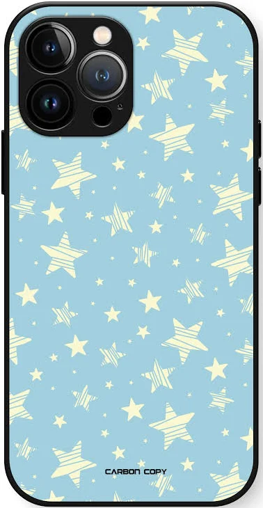 Gilded Galaxy Phone Glass Case