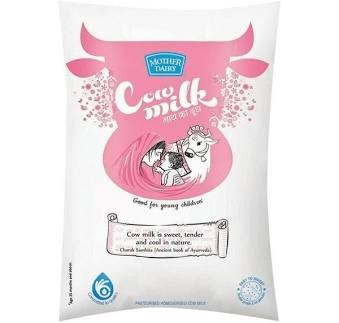 Mother Dairy Cow Milk 1 L
