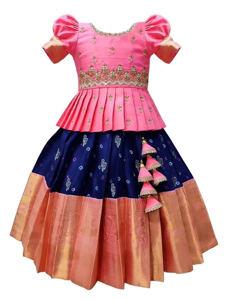 Traditional Jacquard Silk Lehenga Choli Set
