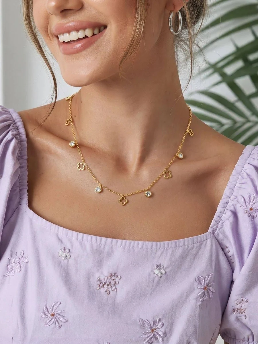 Imitation Jewellery Gold-Plated Necklace