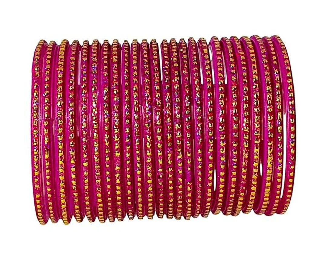 HASTKALA JEWELL Set Of 24 Stone Studded Bangles