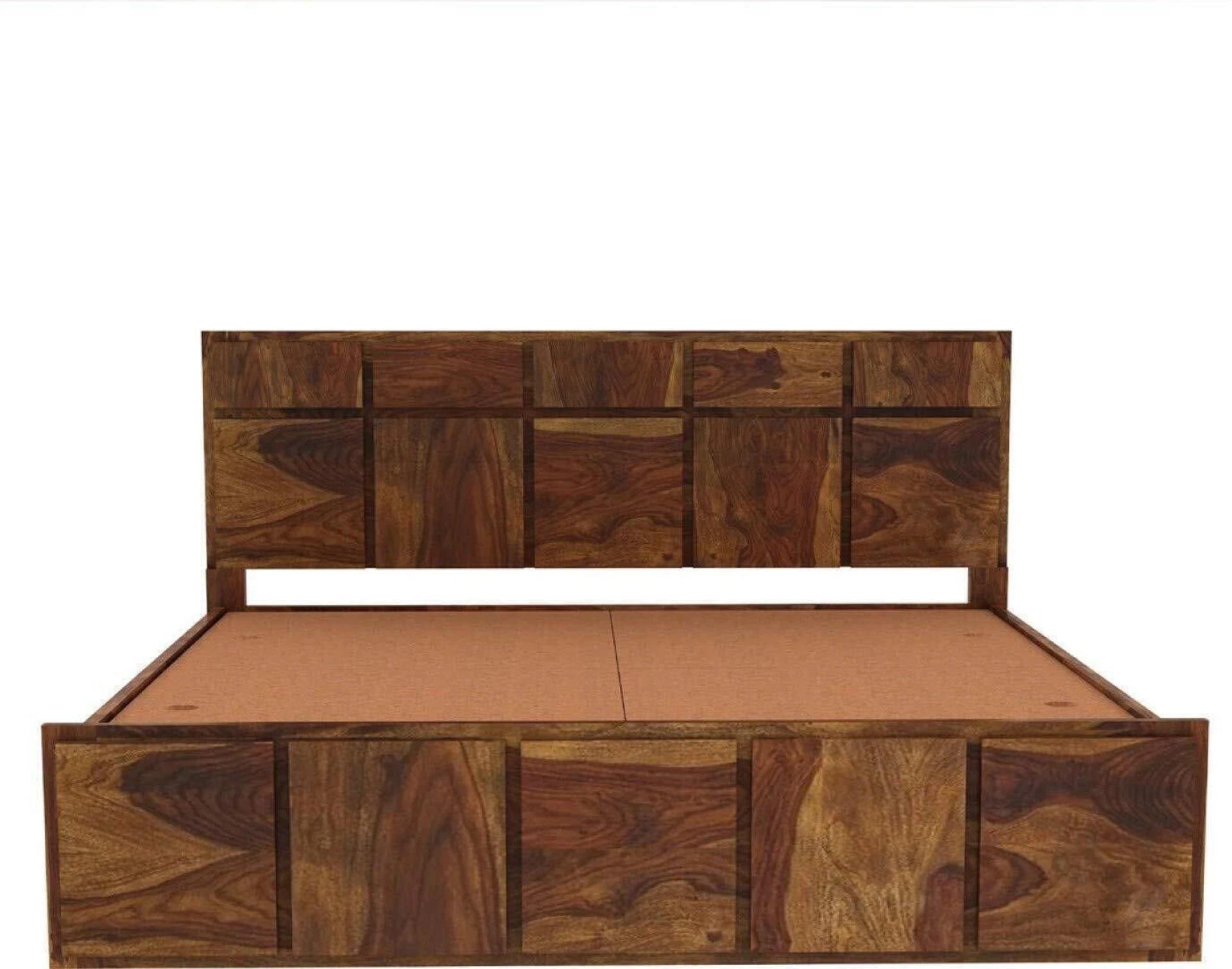 Vintej Home Arvika Sheesham ( Rosewood ) Jodhpur Furniture Solid Wood Queen Bed