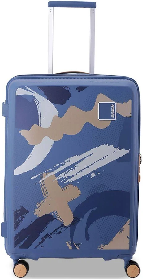 American Tourister Elbrus+ Polypropylene Hard Trolley Bag with 8 Spinner Wheels & TSA Lock Check