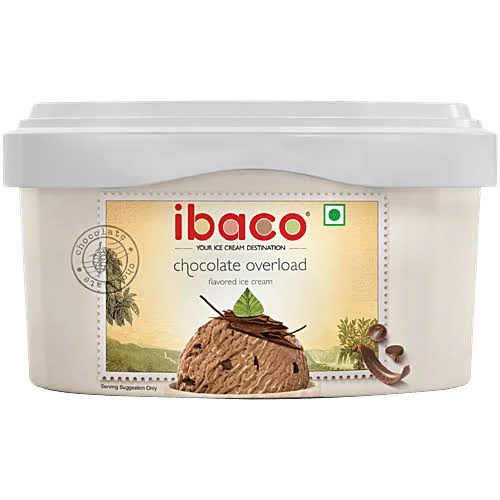 Ibaco Chocolate Overload Flavoured Ice Cream 500 ml