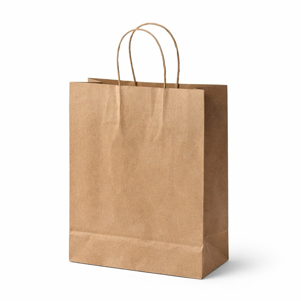 Eco Friendly Kraft Paper Carry Bag