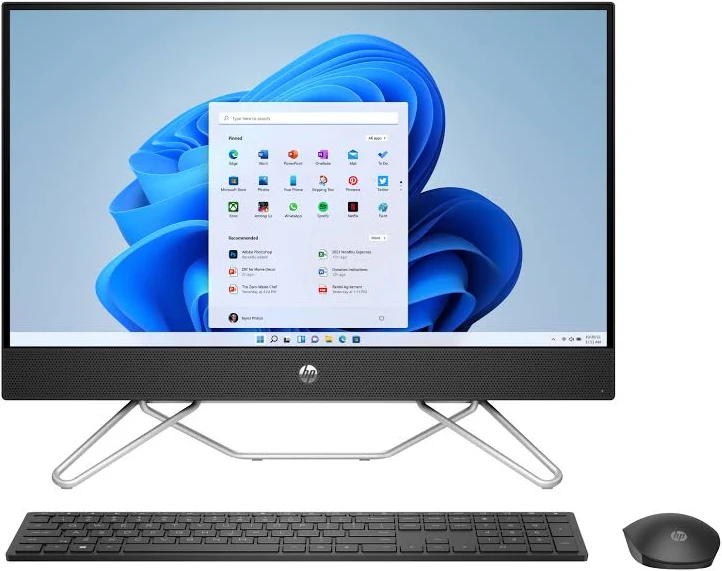 HP All-in-One PC 12th Gen Intel Core i3-1215U 24-inch FHD Desktop