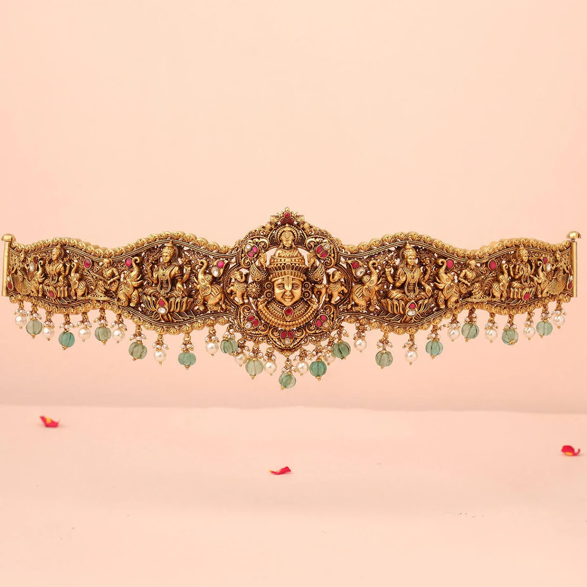 Elegant Silver Balaji & Lakshmi Vaddanam