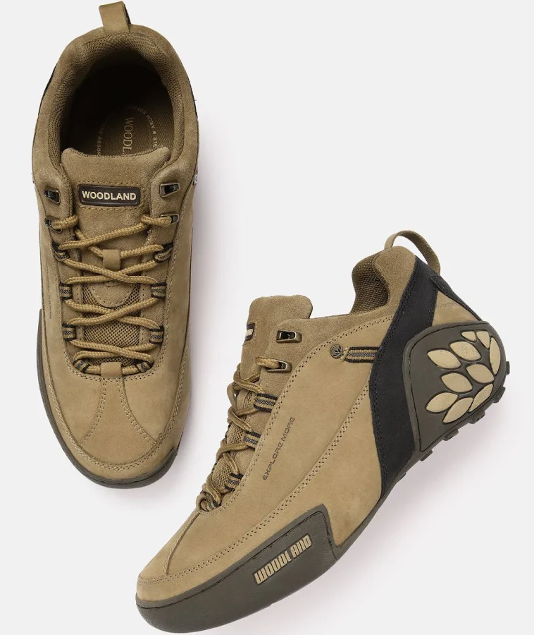 Woodland Men Camel Sneakers At NykaaMan