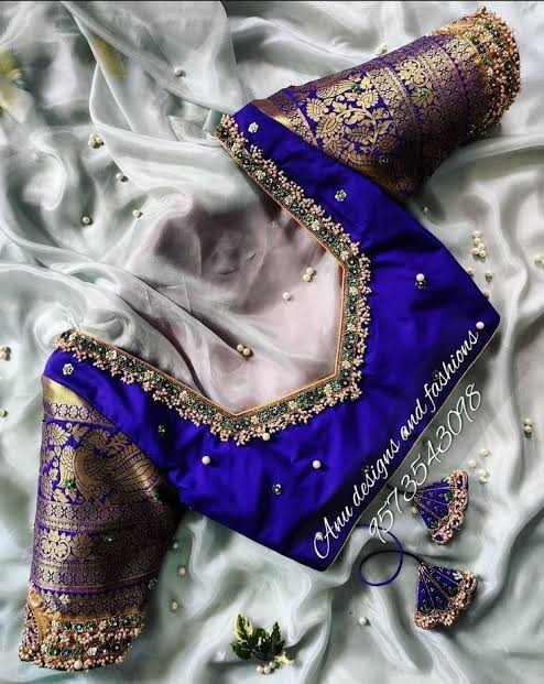 Maggam work Blouses | Wedding Blouses | Embroidery Blouse
