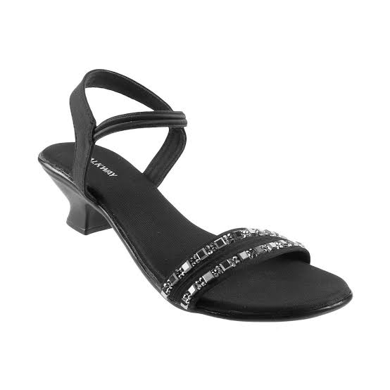 Women Black Ethnic Sandals