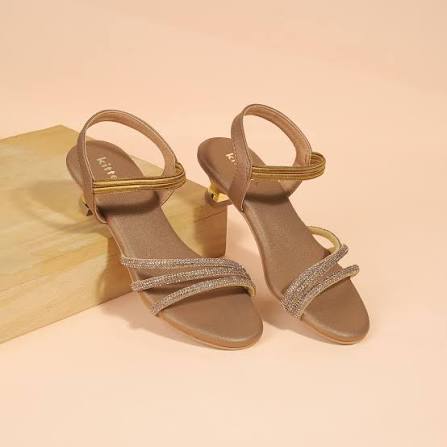 Girls Antic-gold Casual Sandals