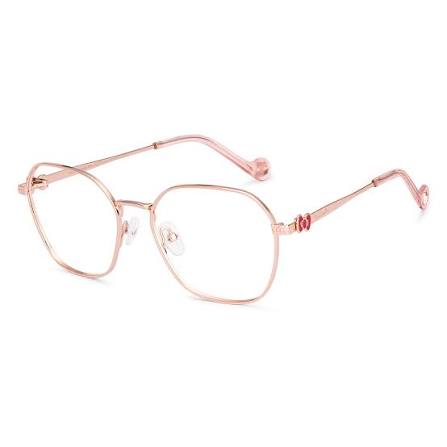 Rose Gold Full Rim Geometric