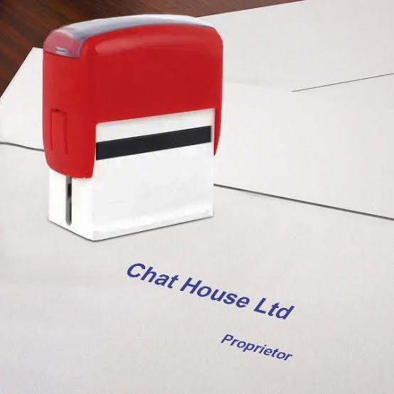 Proprietor Customized Self Inking Pre-Inked Rubber Stamp