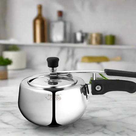 Param Upyog Anant Stainless Steel Induction Pressure Cooker (5 liter)