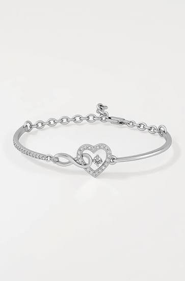 THE MARKETVILLA Pure 925 Silver Bracelet for Women