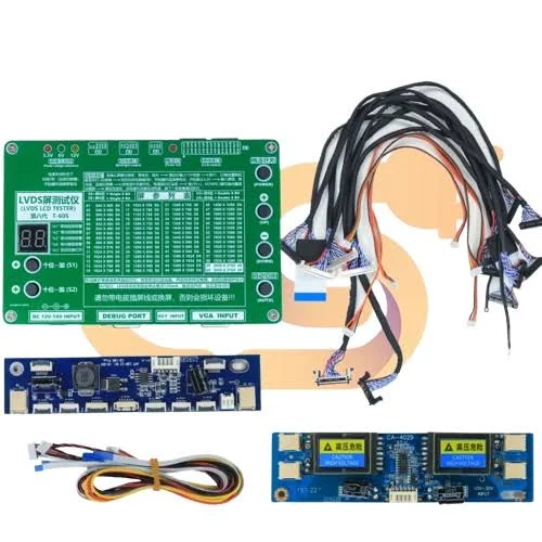 T-60S LVDS Panel Test Tool Led Lcd Screen Tester For Laptop TV Repair Support 7