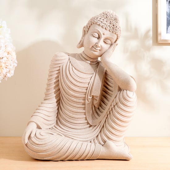 Enlighten Polyresin Sitting Buddha Figurine