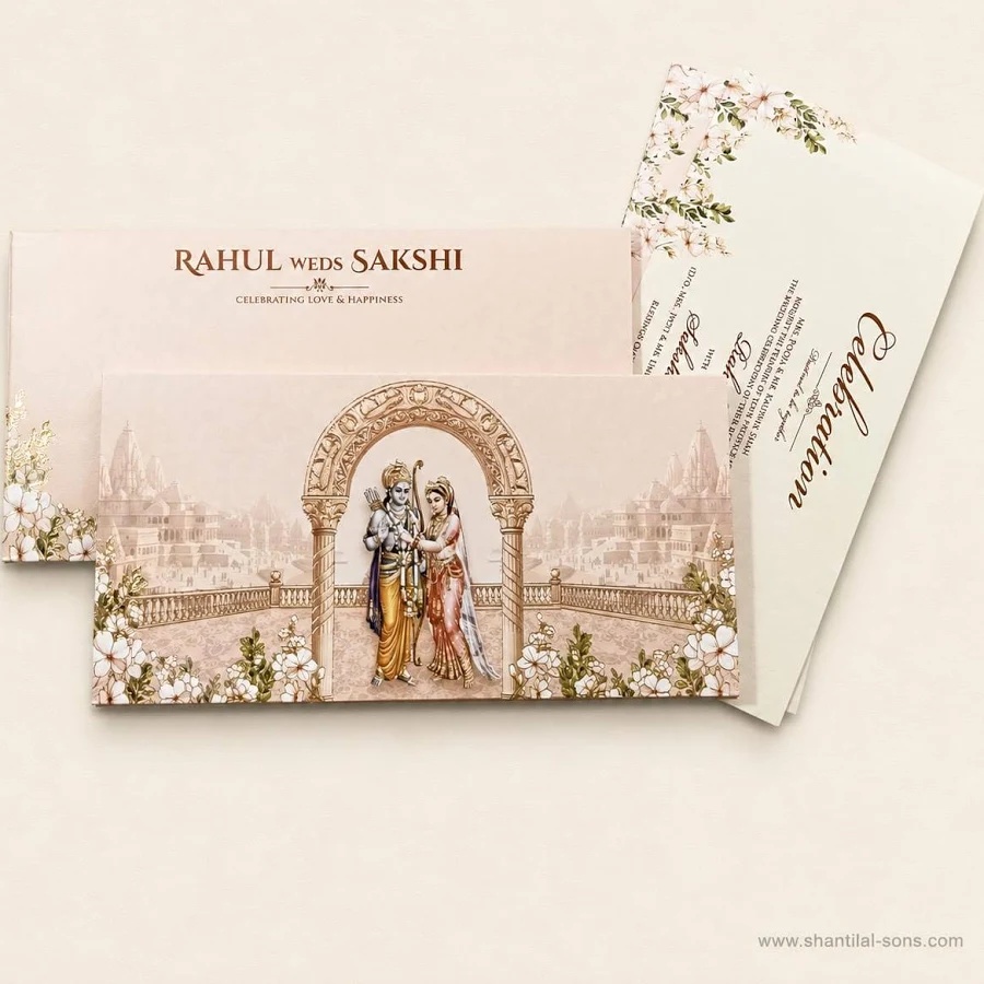 Traditional Wedding Card