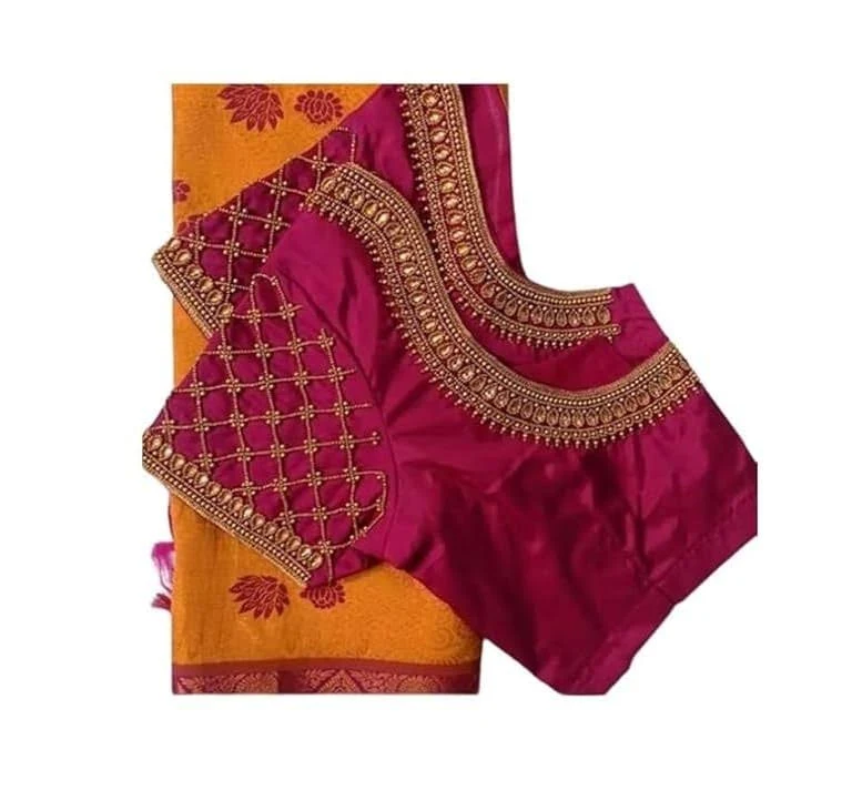 Maggam aari Hand Made Red Work Blouse