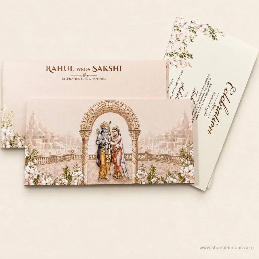 Traditional Wedding Card