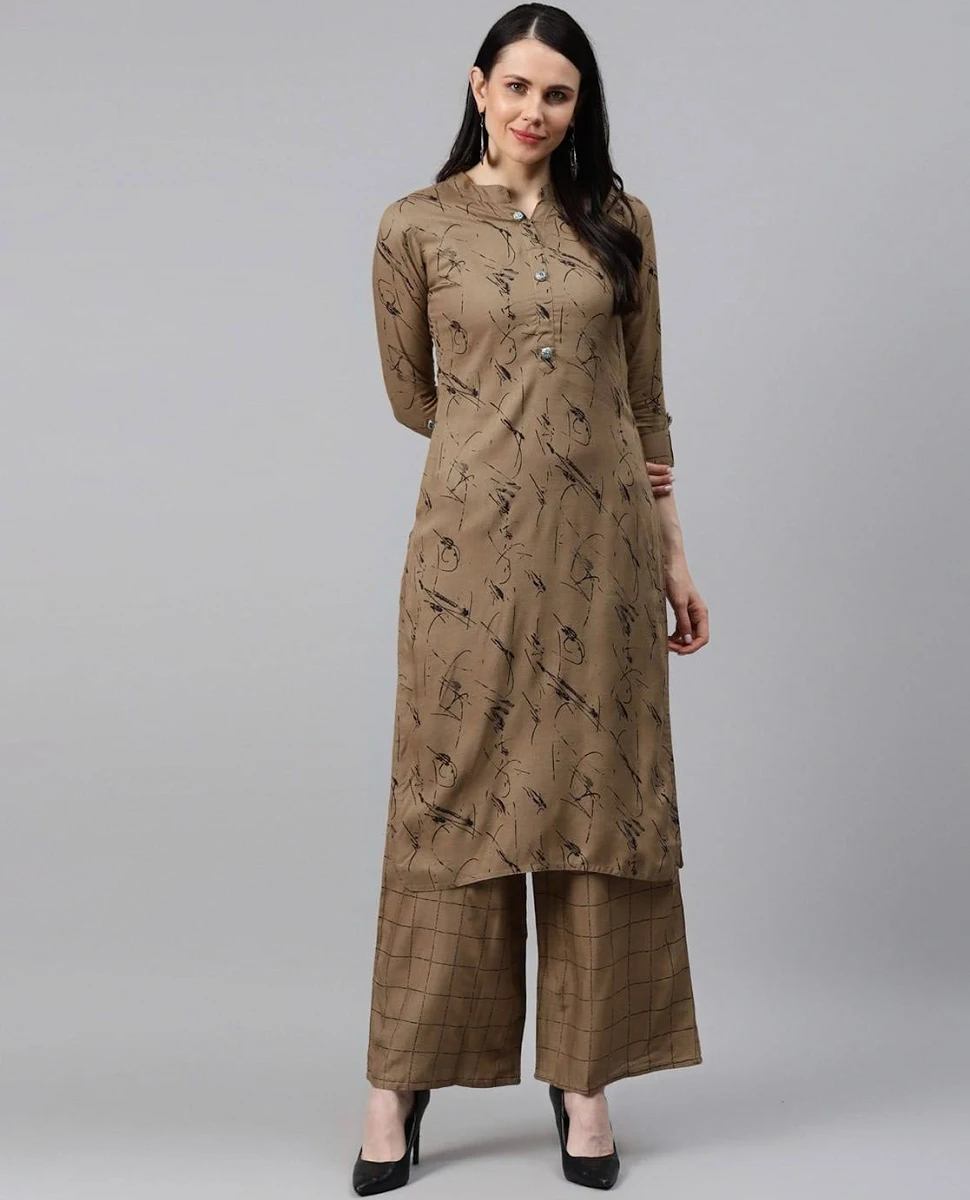 Jyoti Printed Straight Kurta Set For Women