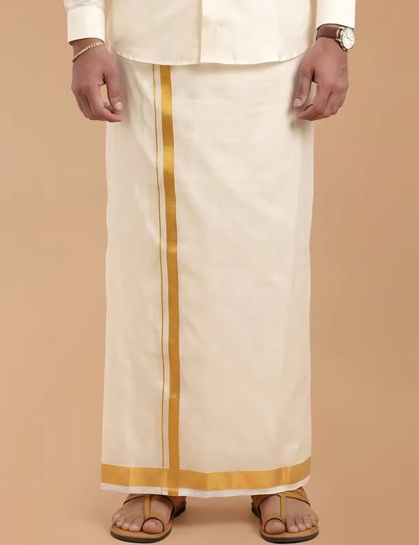 Buy Mens Silk Double Dhoti
