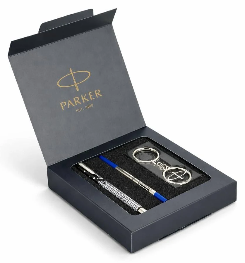 Parker Vector Special Edition Roller Ball Pen & Keychain Gift Set