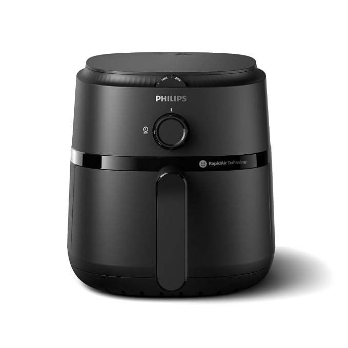 PHILIPS Air Fryer NA120/00, 4.2 Litre, Large, 100% Food Safe
