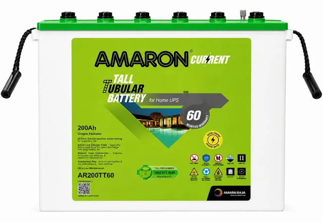 Amaron 200Ah Tubular Battery