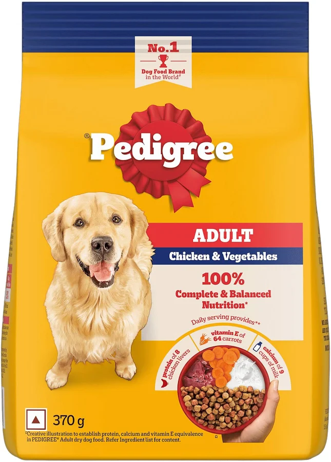 Pedigree Adult Chicken & Vegetables Dog Dry Food