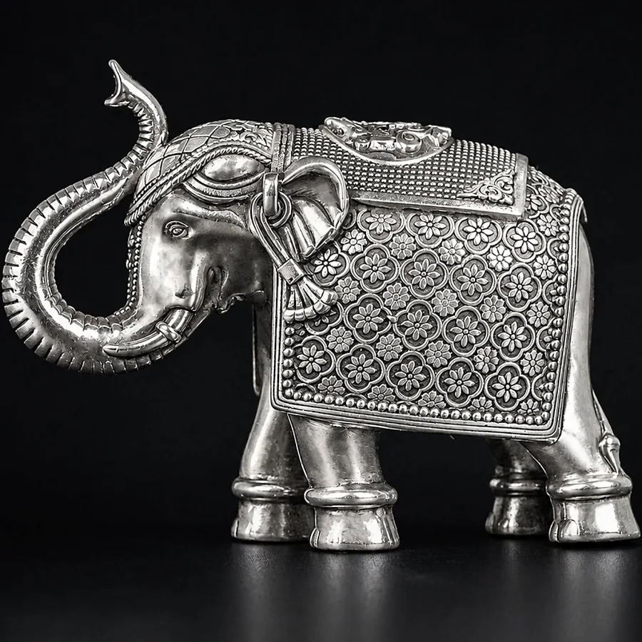 Indian Elephant 999 Silver