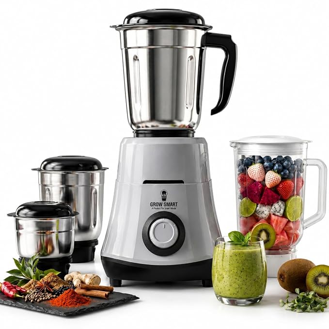 HydroGrind Powerful 750 W Juicer Mixer Grinder For Kitchen