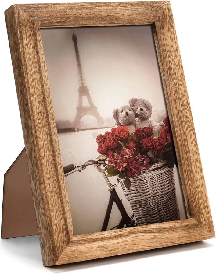 UHUD CRAFTS Wooden Table-Top&Wall Hanging Photo Frame