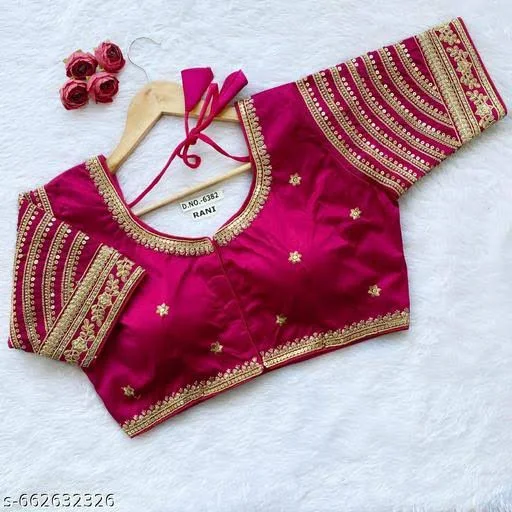 New soft silk Free size Blouse For Women
