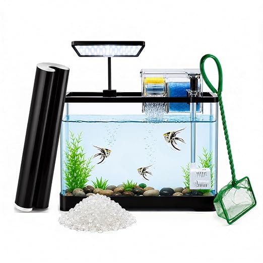 Buraq Curved Aquarium Fish Tank, Polycarbonate, Small, BL-303