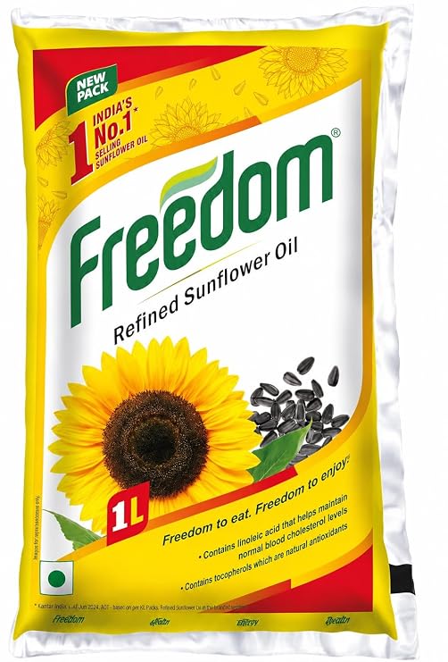 Freedom Refined Sunflower Oil, 1L