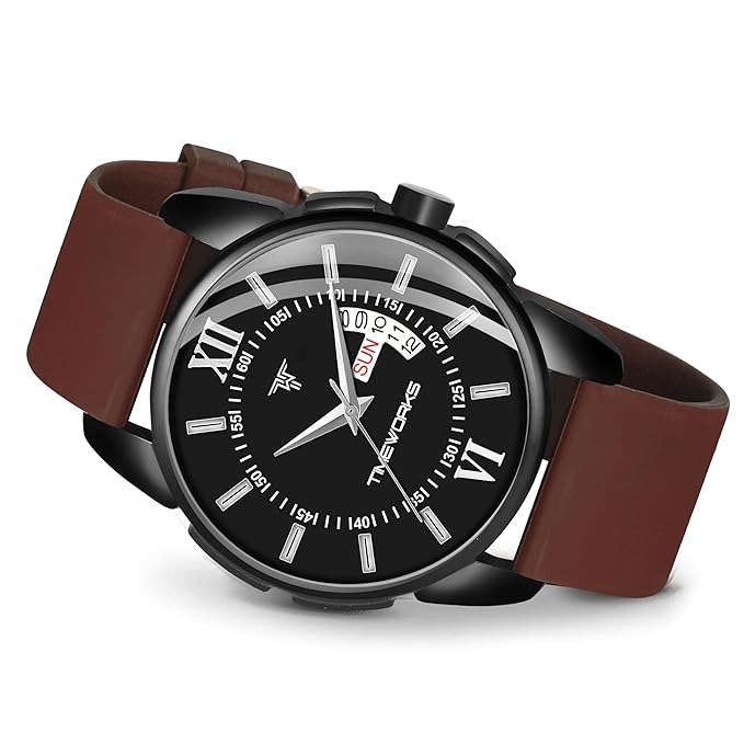 TIMEWORKS 483NEI02 Analogue Day & Date Watch for Men