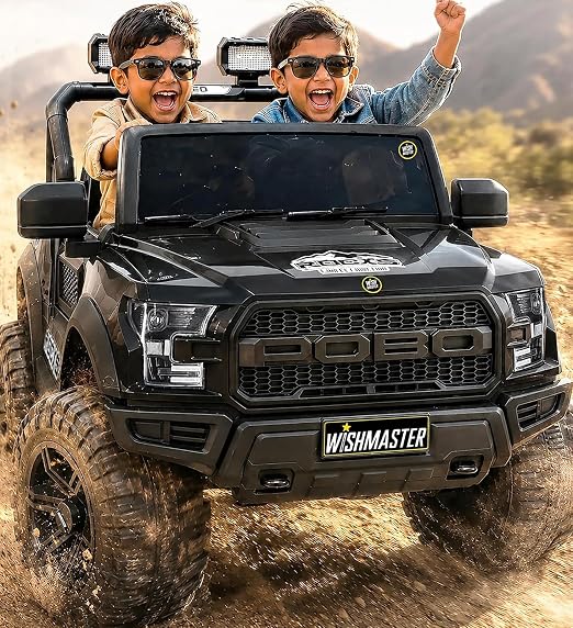 Big Size Jeep with Music, Lights & Safety Belt