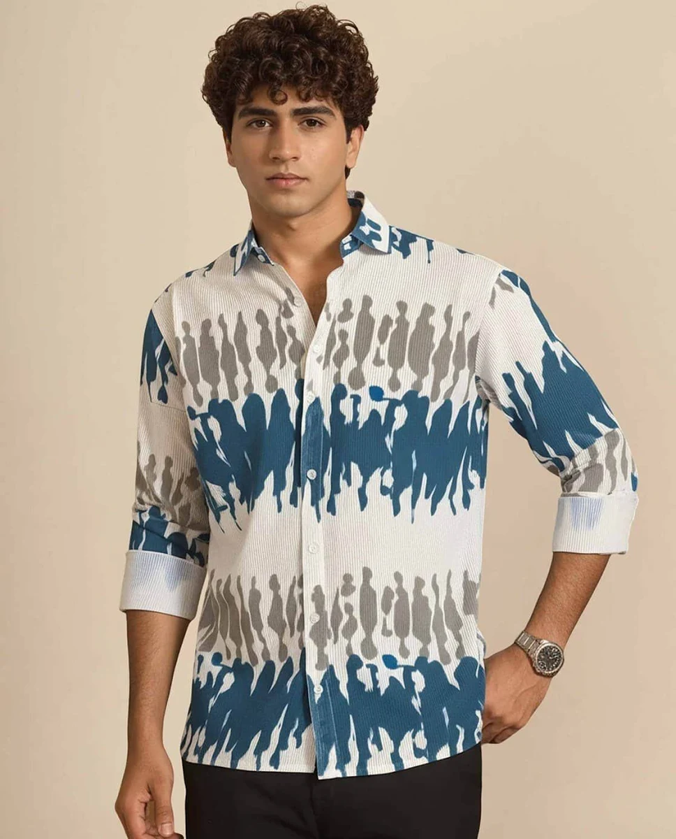 NEONOMAD Men Printed Regular Fit Shirt For Men