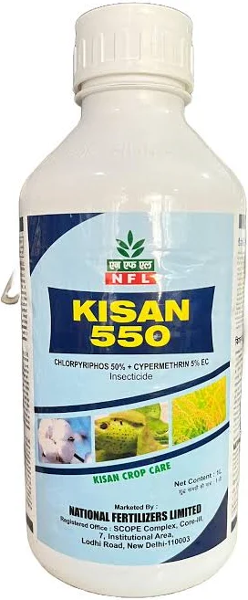 NFL Kissan 550 (Chlorpyrifos (50%) and Cyclomethrin (5%)