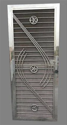 Polished Stainless Steel 304 Door, Single