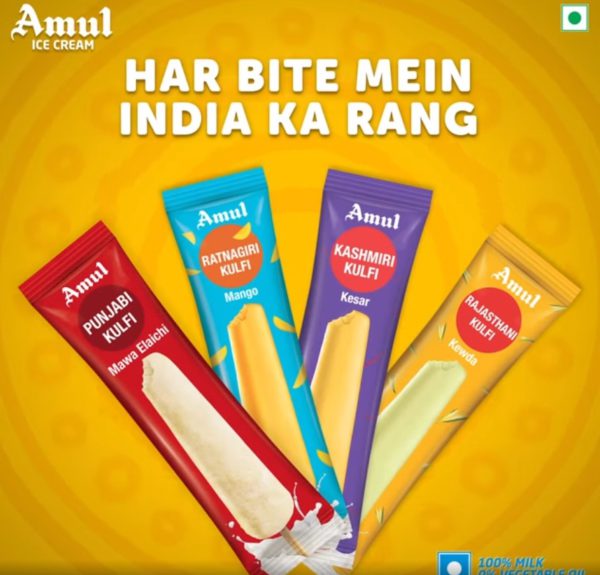 Amul Aamras Kulfi Ice Cream Stick