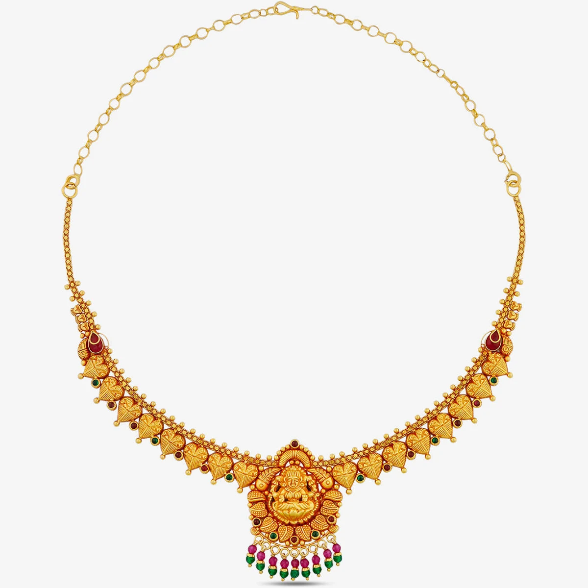 Joyalukkas 22 KT Lakshmi Charm Gold Necklace ( 14.48g )