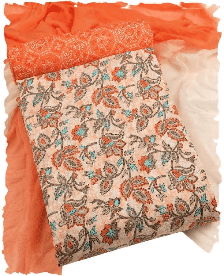Sun Fashion And Lifestyle Women’s Cotton Unstitched Dress Material