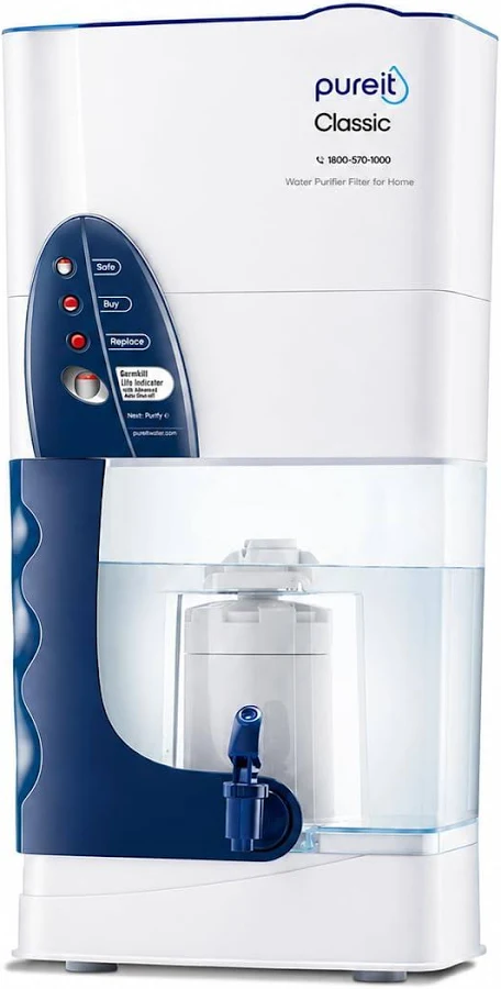 HUL Pureit Classic 23 L Water Purifier fitted with 3000ltr Cartridge