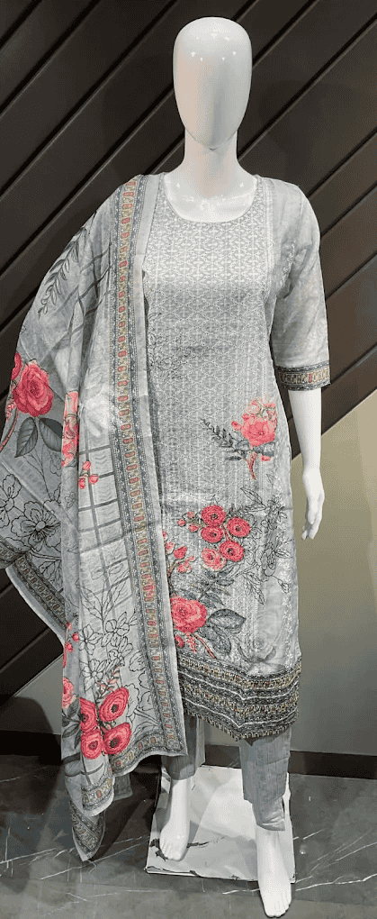 printed straight-cut kurta