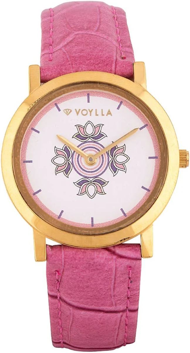 Voylla Ombre Kaleidoscope Print Dial Watch